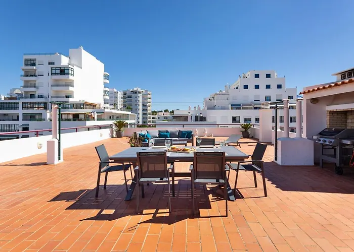 公寓 Centralgarve - Beachfront With Pool Penthouse *