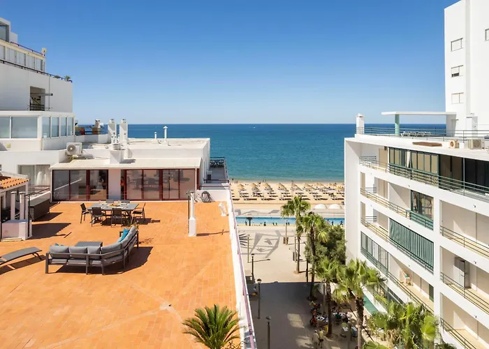 公寓 Centralgarve - Beachfront With Pool Penthouse *